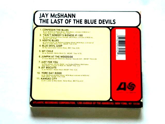 輸入盤 CD【075678079122】Jay Mcshann ジェイ・マクシャン / The Last of The Blue Devils / 送料310円～_画像2
