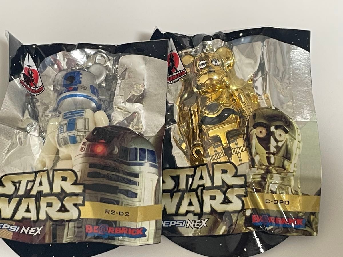 【未開封】 ベアブリック スターウォーズ C3PO & R2D2 スターウォーズ ベアブリック R2-D2 C-3PO セット ペプシ