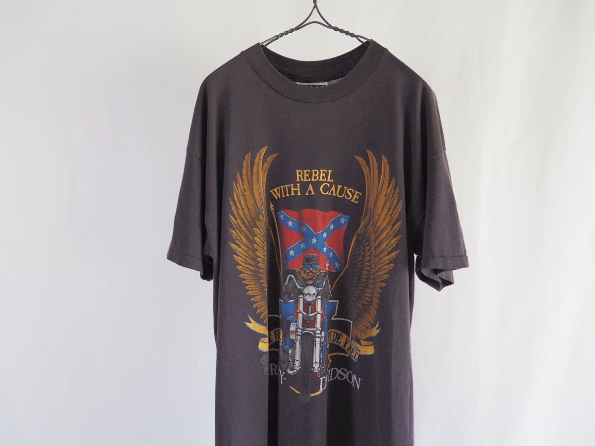 80s Harley Davidson Xl レベルフラッグ Tシャツ ブラック コットン ビンテージ アメリカ製 バンダナ スカル Ss Usa 90s Buyee Buyee Jasa Perwakilan Pembelian Barang Online Di Jepang