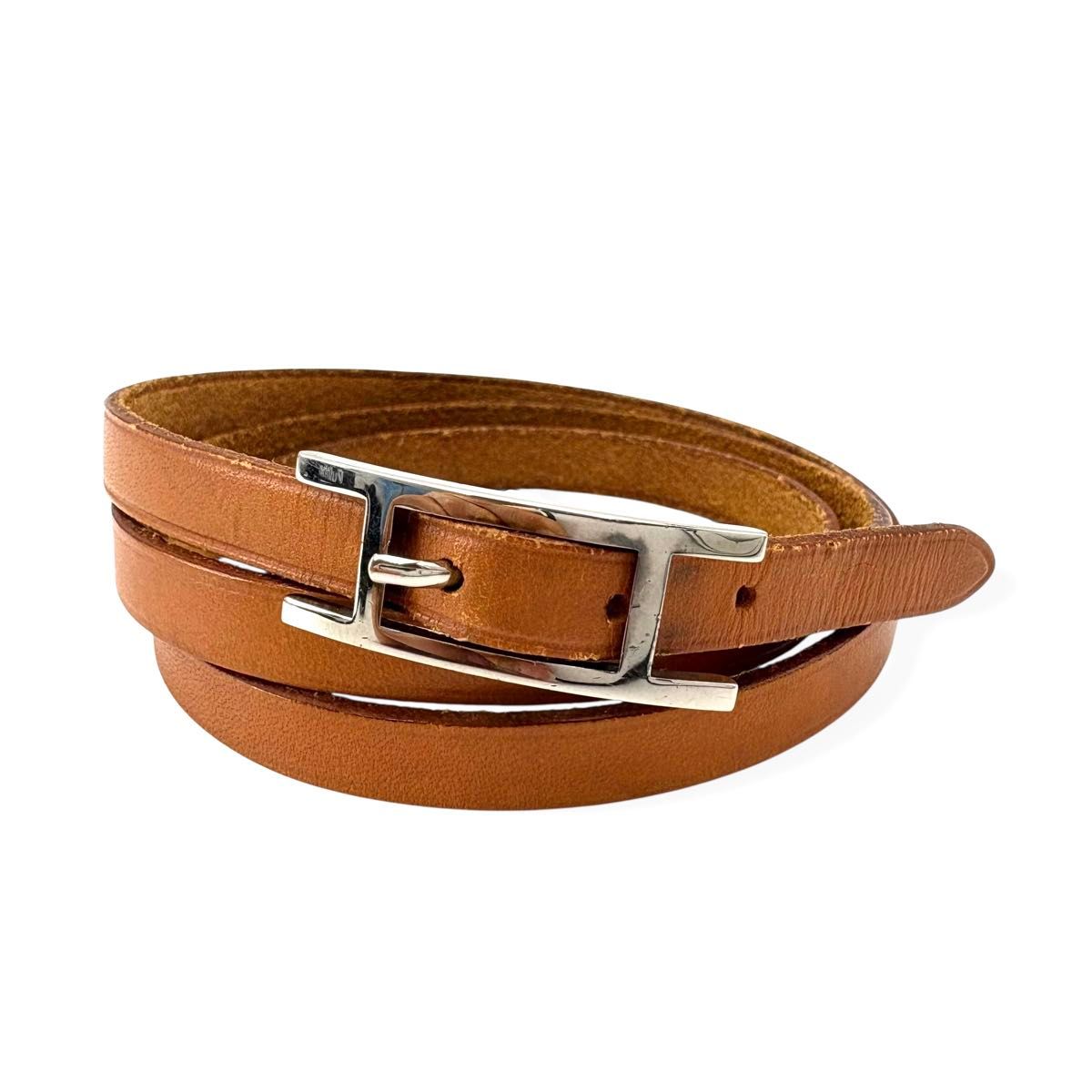 HERMES アピ3 HERMES エルメス アピ3 ブレスレット 4連 3連 レザー H金具