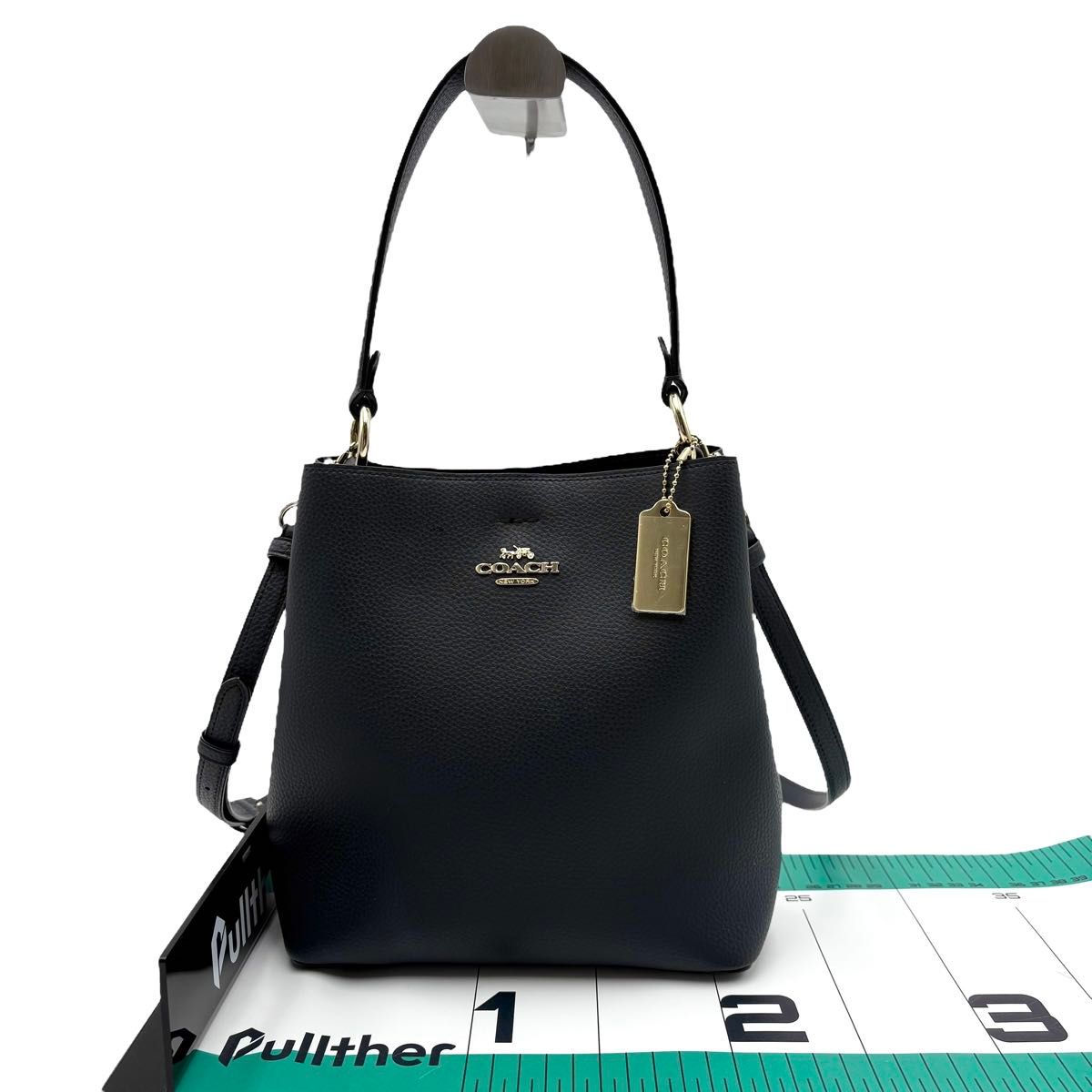極美品 未使用級 コーチ 2way ショルダーバッグ ハンドバッグ ネイビー 極美品】 COACH コーチ モリー スモールタウン バケット