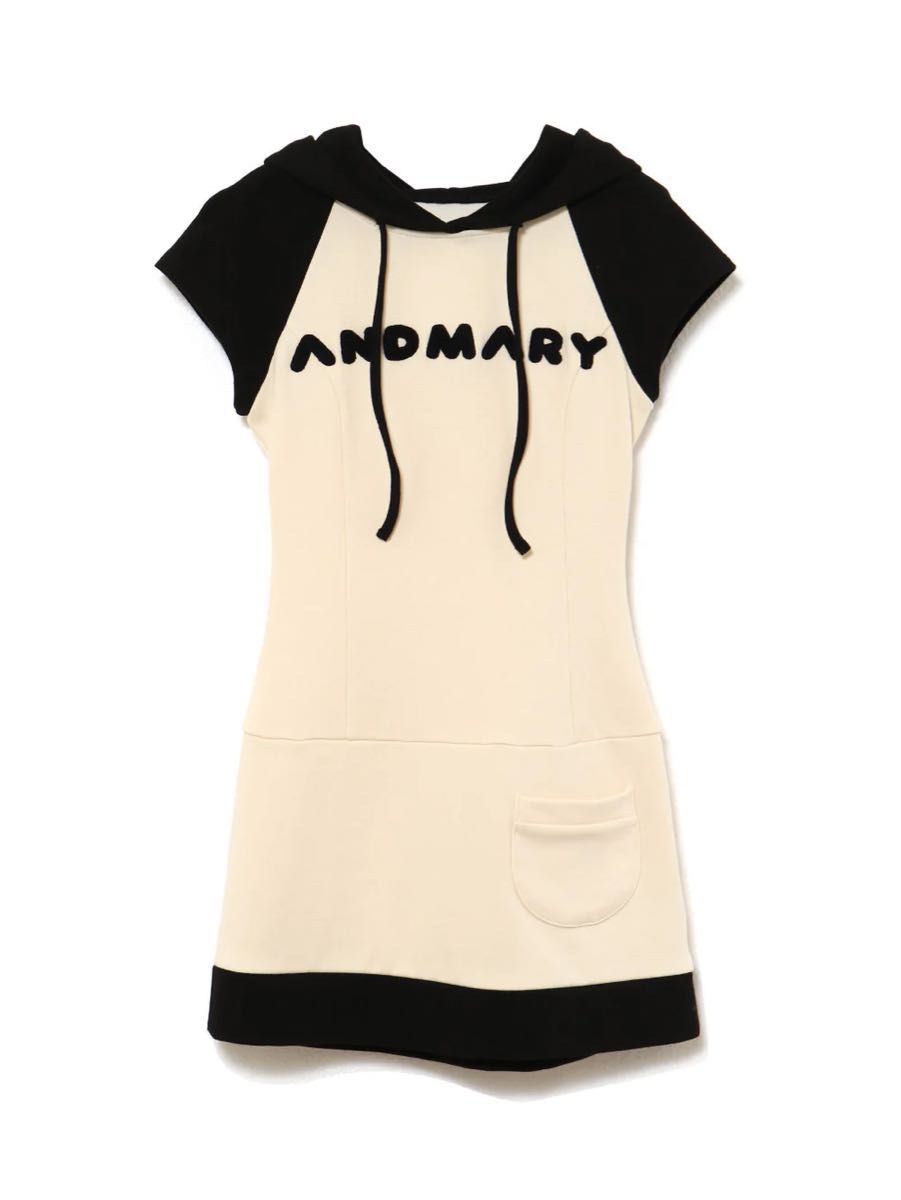andmary アンドマリー Mary logo mini dress andmary mary logo mini dress black アンドマリー 新品未開封