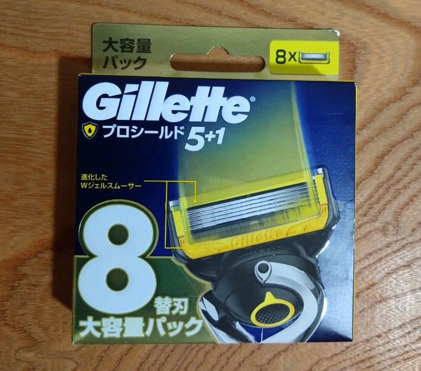 新品未開封 ジレット プロシールド 替刃 8個入　4箱 ジレット プロシールド 替刃(4個)