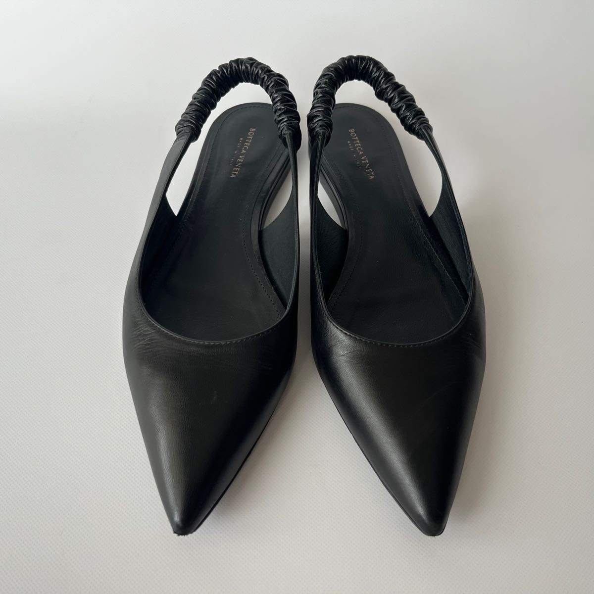 BOTTEGAVENETAボッテガヴェネタフラットシューズポインテッドスリング BOTTEGA VENETA ボッテガべネタ ポインテッドトゥ フラット