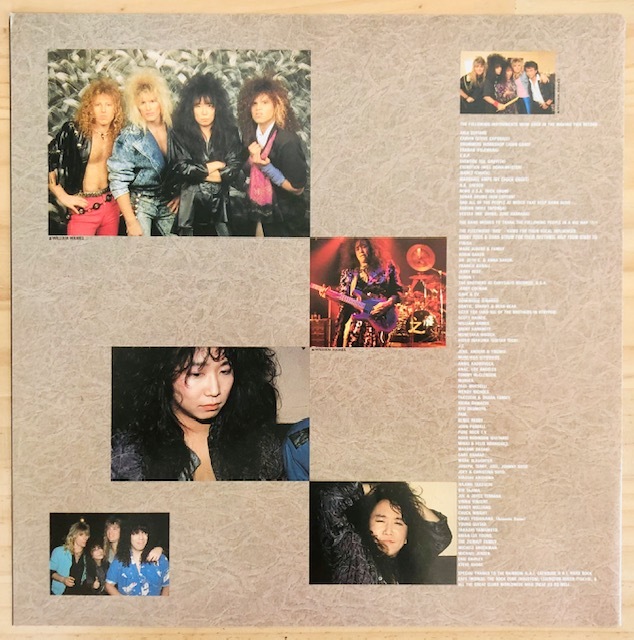 LP■HR/HM/KUNI/LOOKIN' FOR ACTION/POLYDOR 28MM 0568/国内盤 88年ORIG 見本盤 白ラベルプロモ 美品/正統派HEAVY METAL/JEFF SCOTT SOTO_画像4