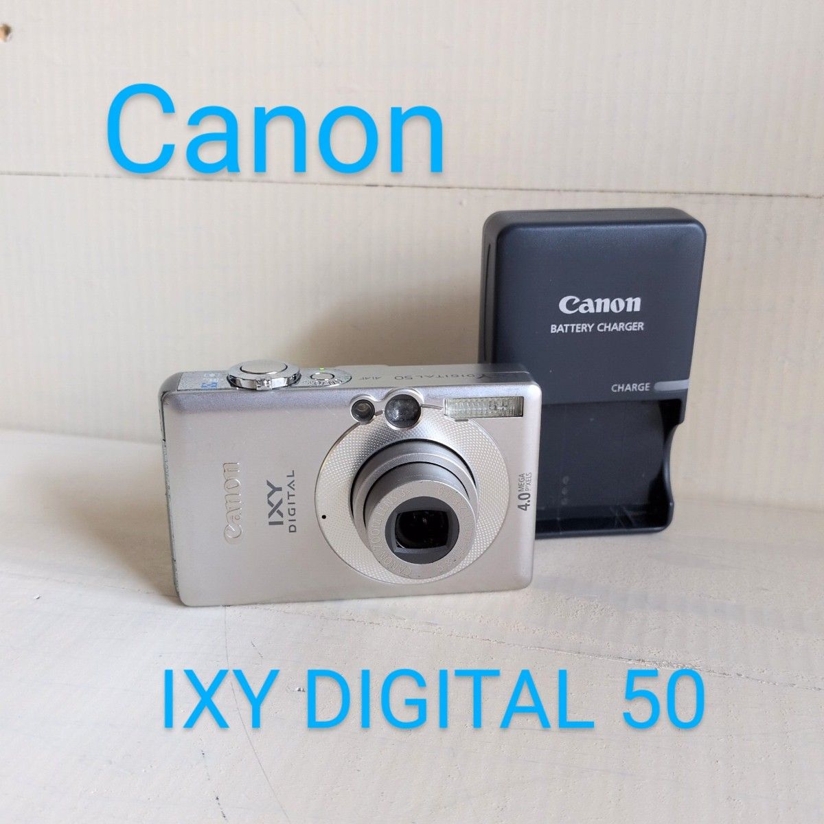 Canon IXY 50 シルバー デジカメ ジャンク品 ジャンク Canon IXY DIGITAL 50 コンパクトデジタルカメラ