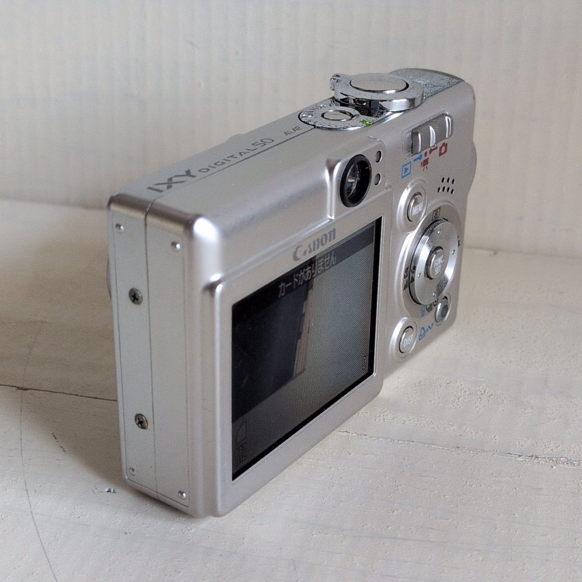 Canon IXY DIGITAL 50 デジカメ ジャンク シルバー ジャンク Canon IXY DIGITAL 50 コンパクトデジタルカメラ