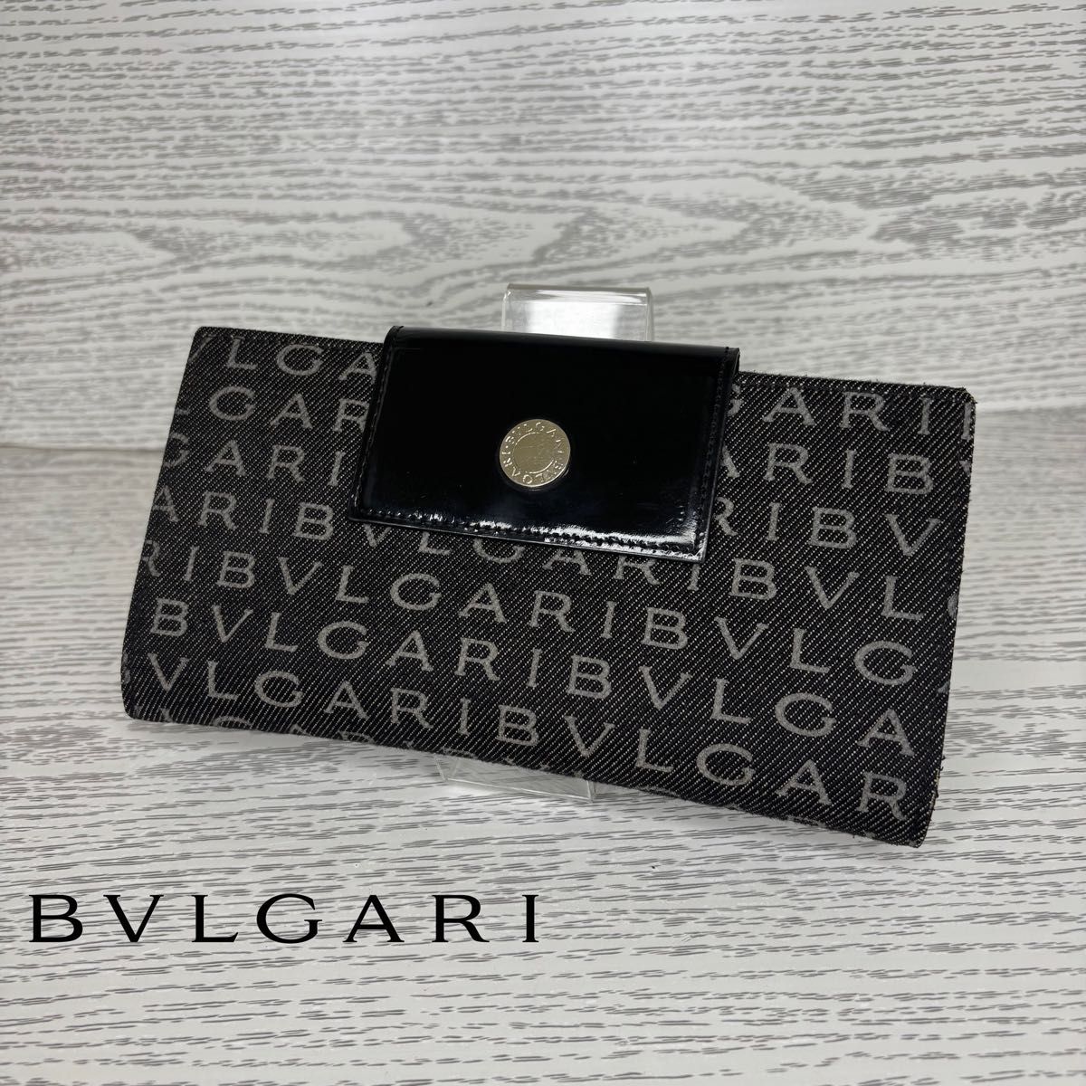 美品 BVLGARIブルガリ 財布 箱付き インディゴトパーズ フラップ付長財布 極美品 BVLGARI ブルガリ 長財布 二つ折り S8548|Yahoo!フリマ