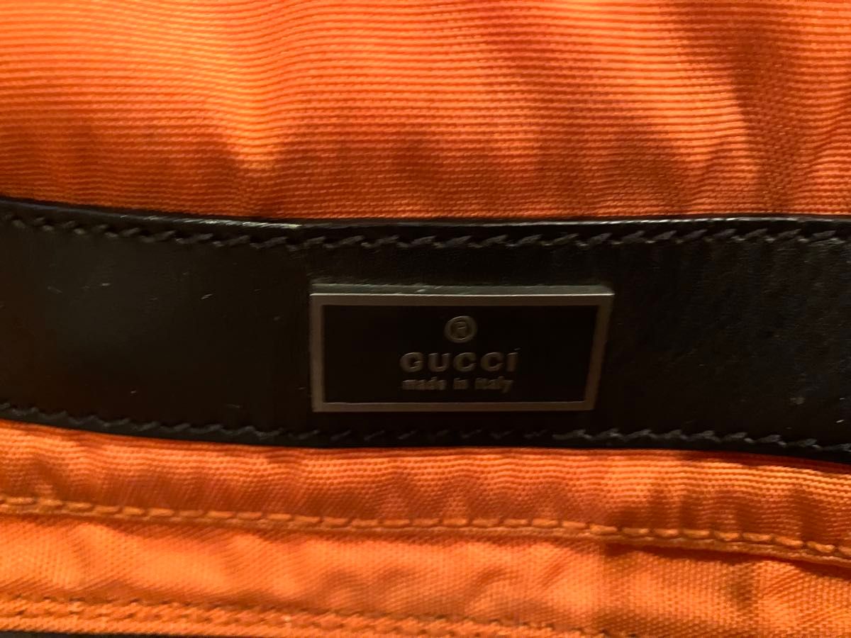Gucci グッチゴルフに最適 オレンジカラーのボストンバッグ Gucci ボストンゴルフバッグ オレンジ【ジャンク品】|Yahoo