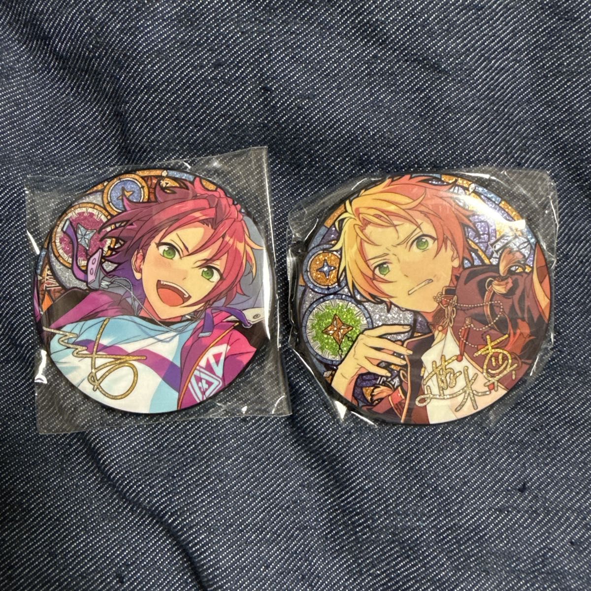 あんスタ 中国 誓約 ハート缶バッジ 遊木真 2周年 あんスタ 衣更真緒 遊木真 中国 時光缶バッジ|Yahoo!フリマ(旧