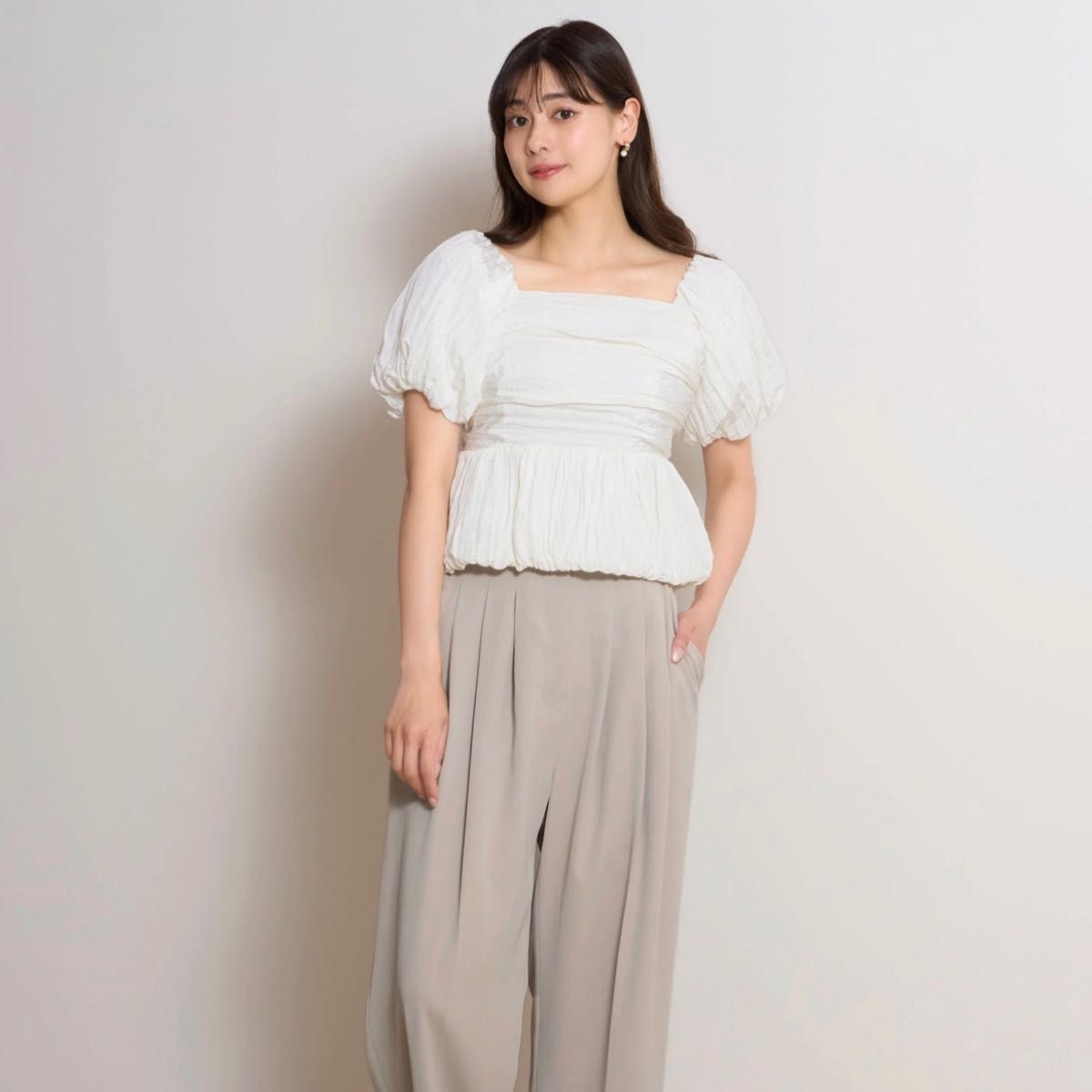 試着のみherlipto bern two-waydress vanilla完売 試着のみ herlipto Bloom Two-Way Top powder White|Yahoo
