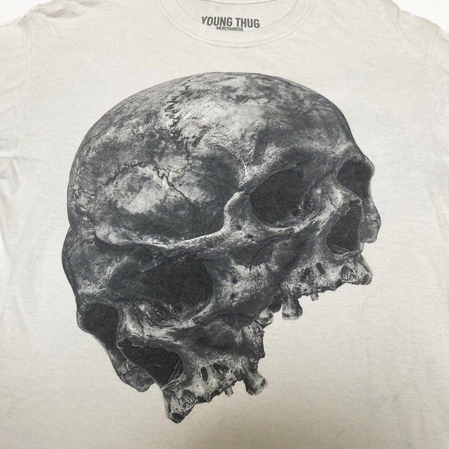 YOUNG THUG】00s Skull Long Sleeve ヤングサグ ラップ ヒップ