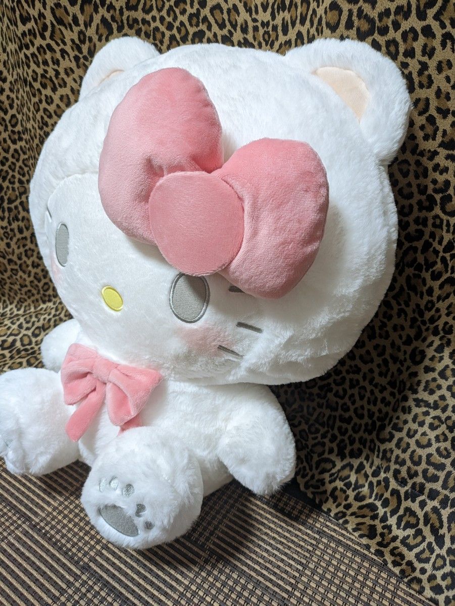 希少 美品 タグ有 キティ わんわん 着ぐるみ ドール ぬいぐるみ ハローキティ わんわん着ぐるみドール ホワイトベアドール