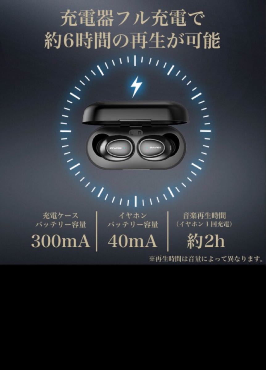 Bluetoothイヤホン  Bluetooth5.0 高音質 防水