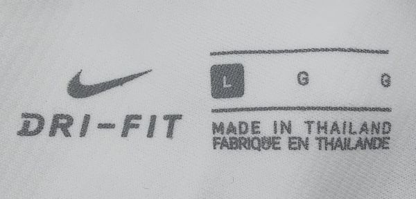 *NIKE*L размер Nike футболка Kids ребенок одежда скорость .DRI-FIT спорт jo серебристый g фитнес белый #2224