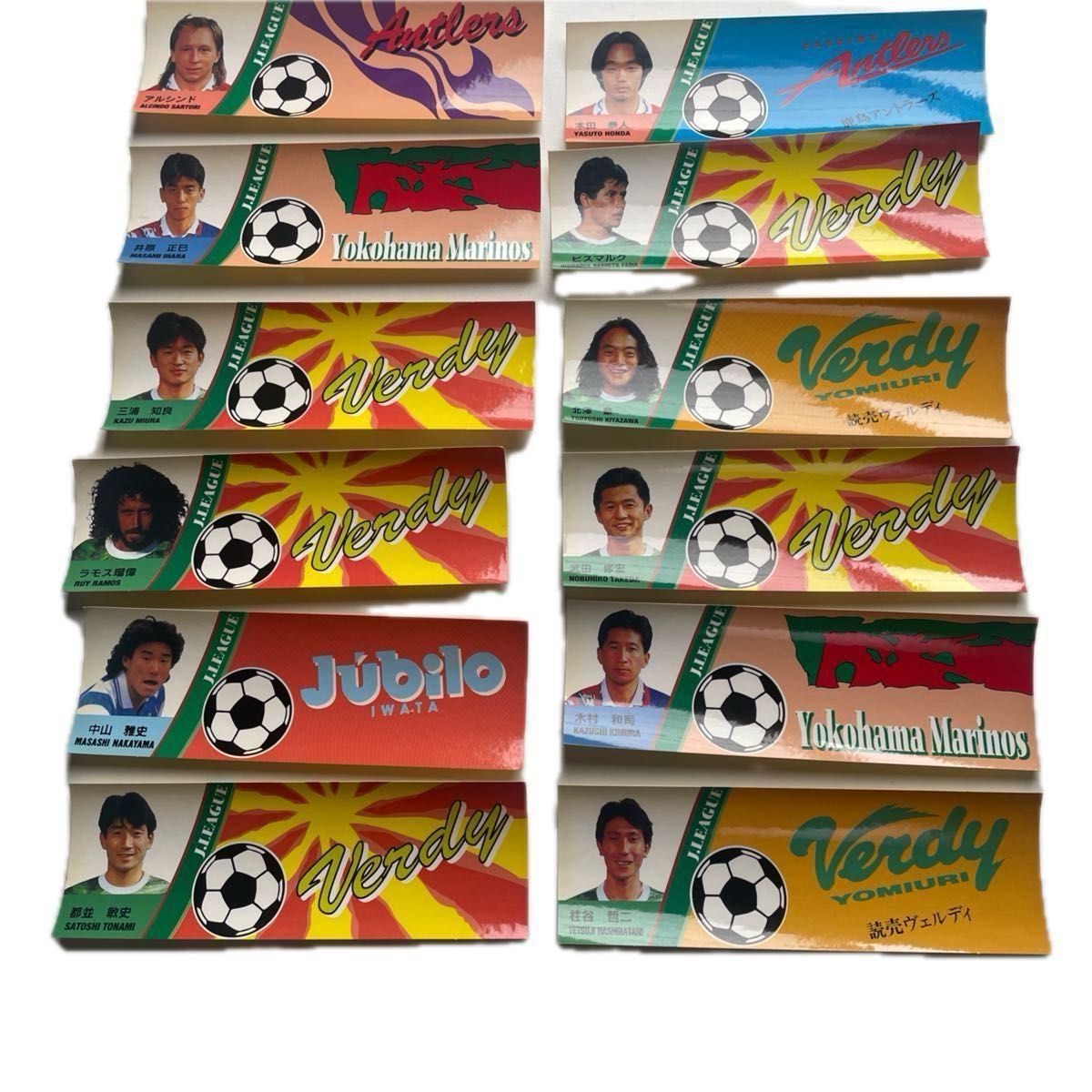 激レア 超大量 当時物 jリーグ シール ステッカー まとめ売り 希少 サッカー 希少】Jリーグ サッカー選手カード ステッカー シール Jリーグ