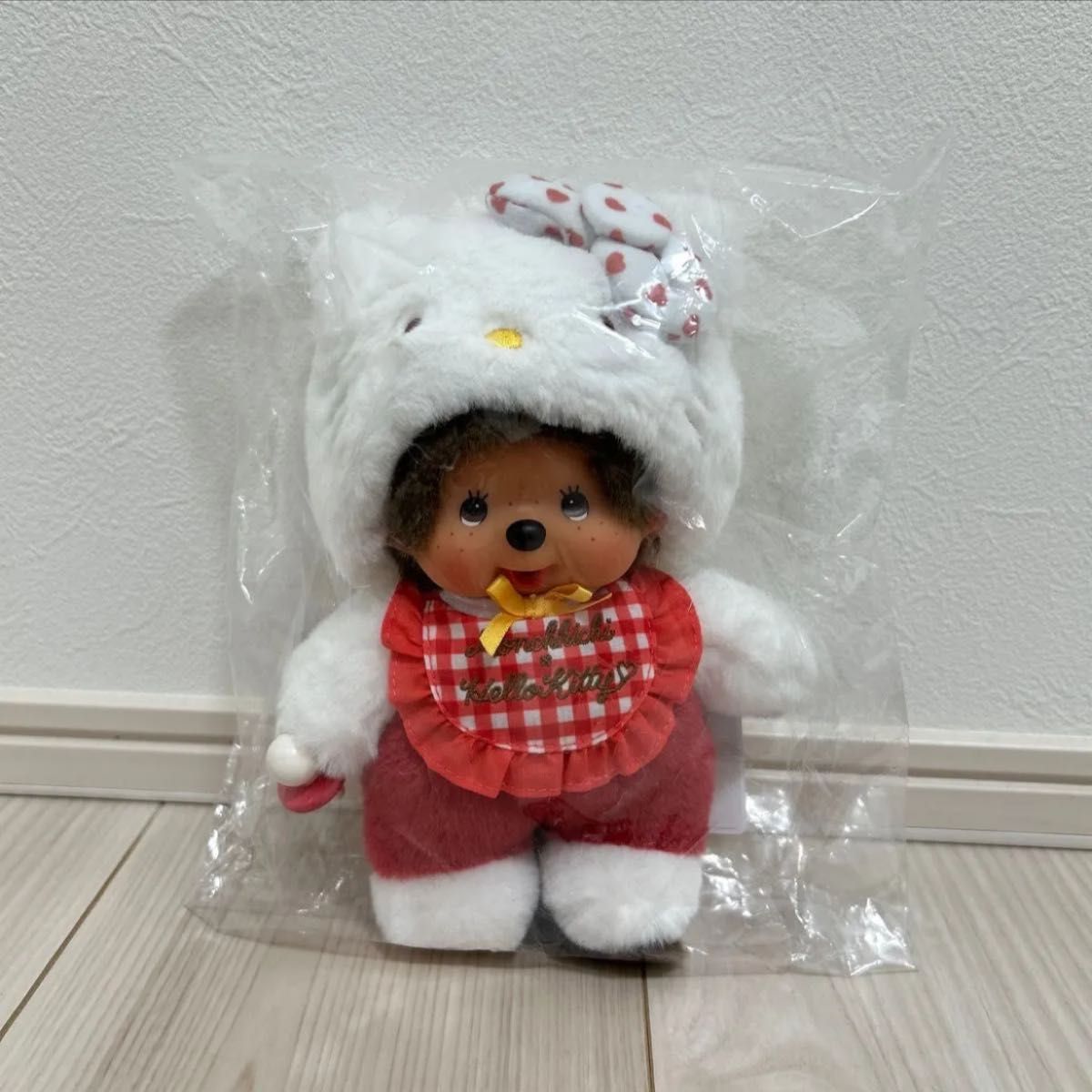 モンチッチ ギンガムチェック ベビチッチ Sサイズ ハローキティ タミー フィギュア ハローキティ × モンチッチ Sサイズ ギンガム