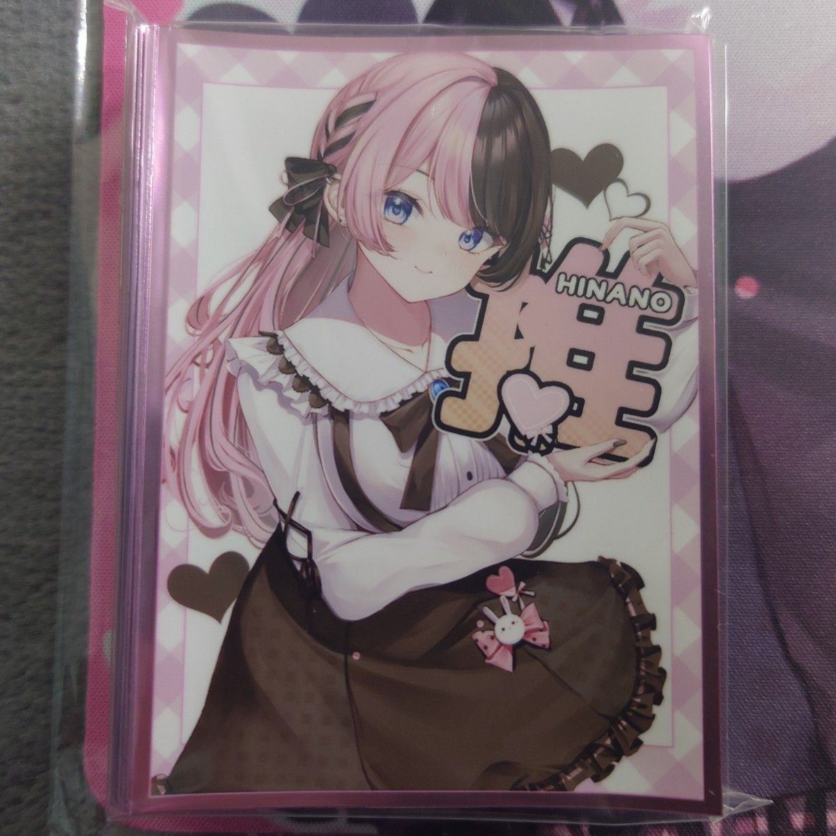 α2 ぶいすぽっ! 推し&ハート 橘ひなの スリーブ&プレイマット α2 ぶいすぽっ ハート&推し 橘ひなの スリーブ&プレイマット