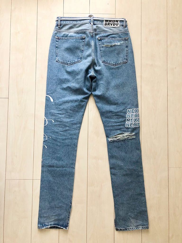 19AW】 OFF-WHITE VIRGIL ABLOH STRASS DENIM オフホワイト ジーンズ