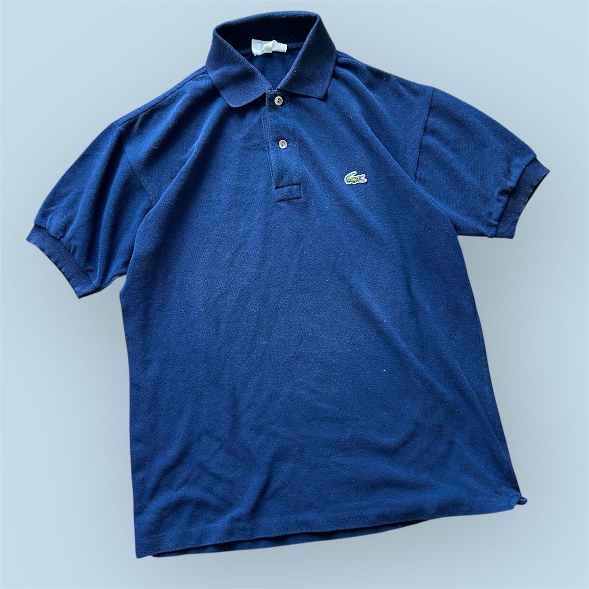 70s 80s フレラコ フランス製 ラコステ ネイビー ポロシャツ 4 紺 70's 初期フララコ フランス製 LACOSTE 紺 ネイビー ポロシャツ