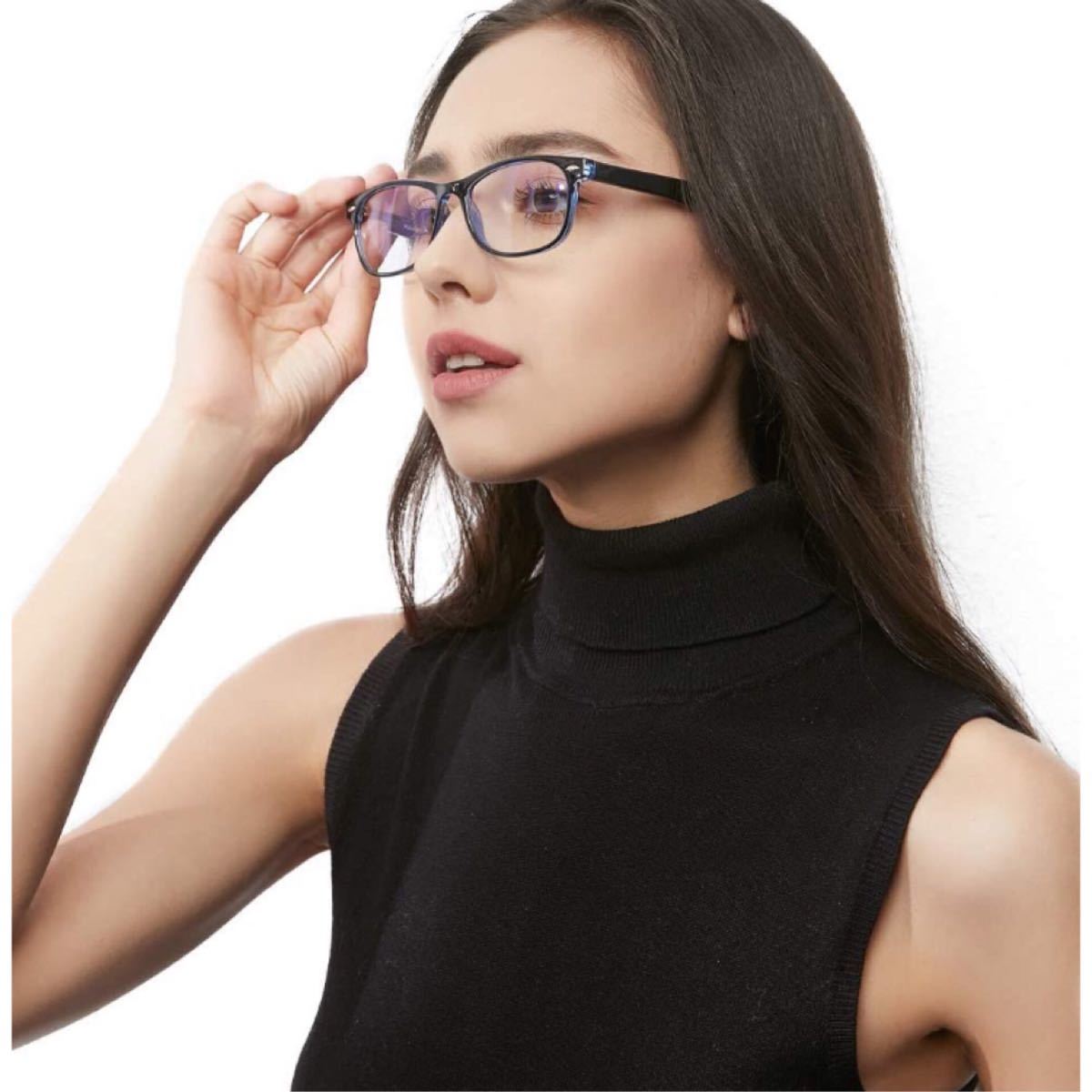 ブルーライトカット メガネ超軽量ブルーライトグラスUVカット 紫外線カット 輻射防止 視力保護 睡眠改善 目の疲れを緩和する男女兼用