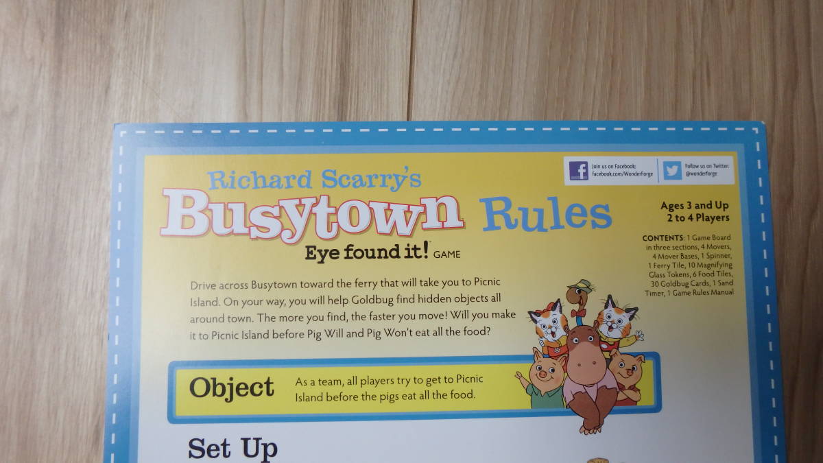 [Richard Scarry\'s Busytown] Richard fish net -bi Gita un board game English intellectual training education . material searching thing game 