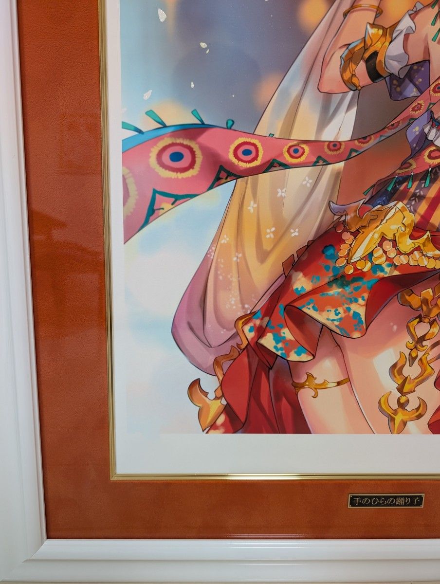 手のひらの踊り子ももこ先生アールビバン ももこ 版画 手のひらの踊り子 ミクスドメディア アールビバン