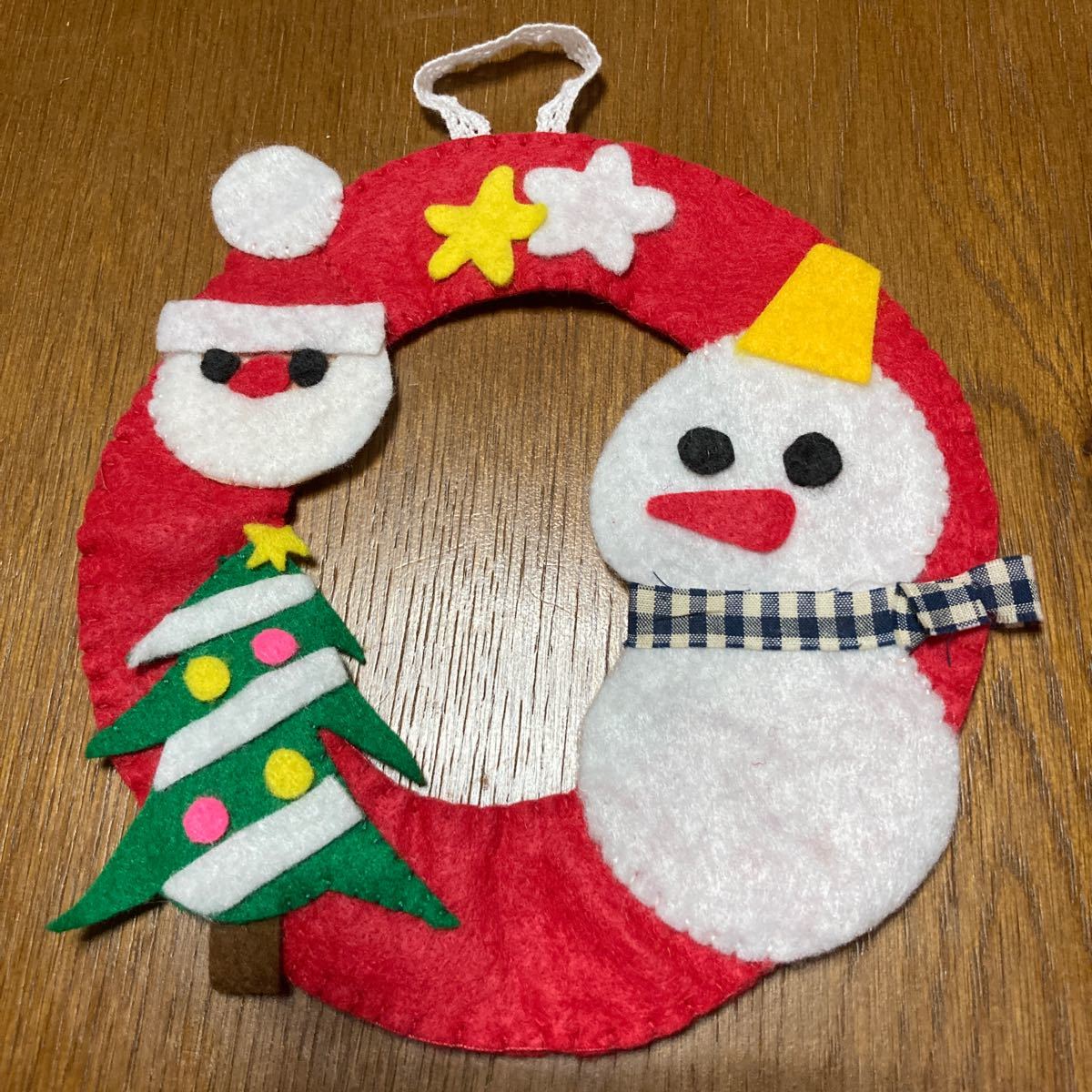 Paypayフリマ フェルト クリスマスリース Paypayフリマ フェルト クリスマスリース