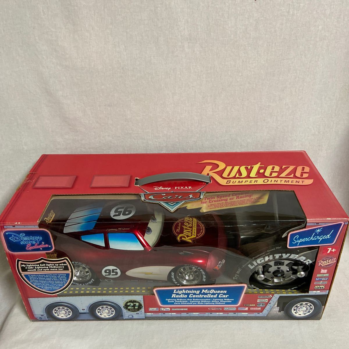 希少 未使用 Disney Store限定 Cars Lightning McQueen R/C 映画 希少 未使用 Disney Store限定 Cars Lightning McQueen R/C 映画