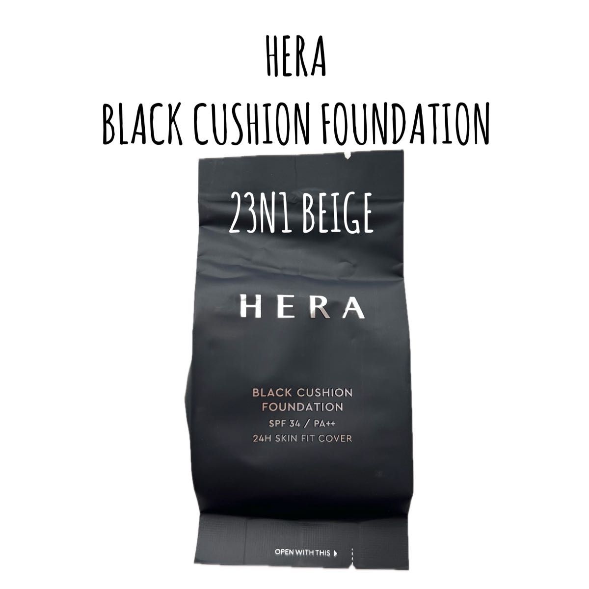 HERA ブラッククッション 23N1 本体+リフィル HERA 】 23N1 レフィル NEW ブラッククッションファンデーション