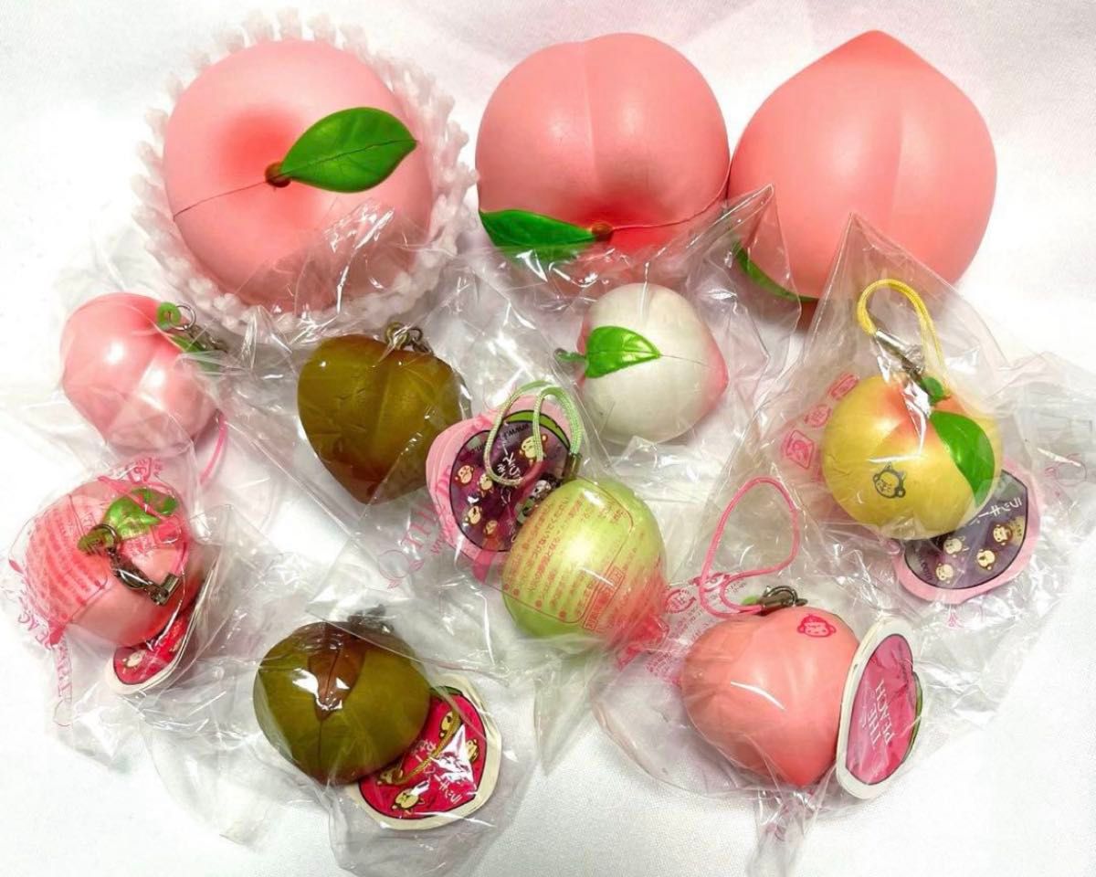 【未使用】スクイーズ THE PEACH ぴっちぴちピーチ ジェル もも BLOOM スクイーズ THE PEACH ピーチストラップ まとめ売り
