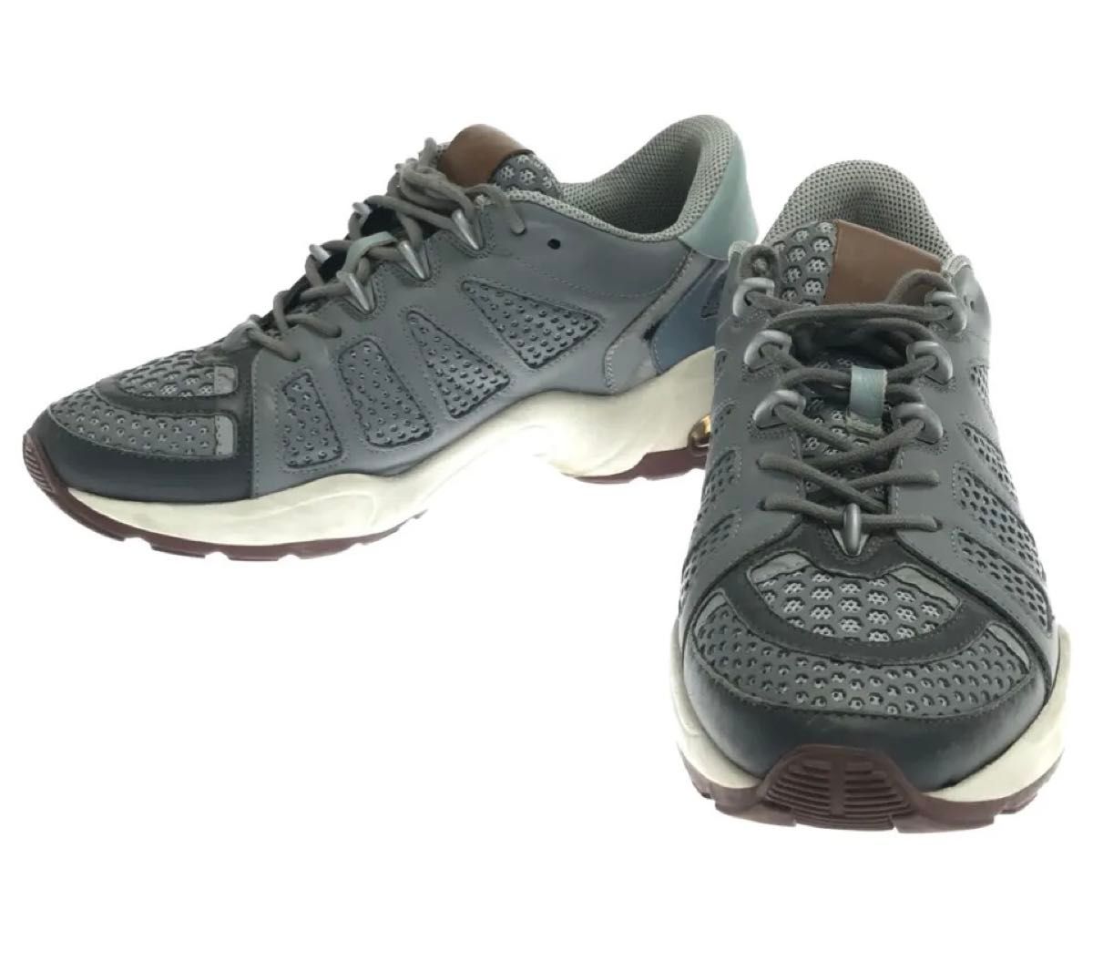 【関税込み】Valentino Garavani グレー メッシュ スニーカー VALENTINO GARAVANI X-Ray Sneaker エックスレイスニーカー