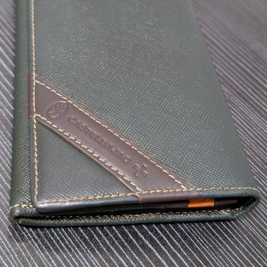 カステルバジャック castelbajac 2つ折り財布（ドロワット）071608 (グリーン) カステルバジャック castelbajac 2つ折り財布（ドロワット）071608