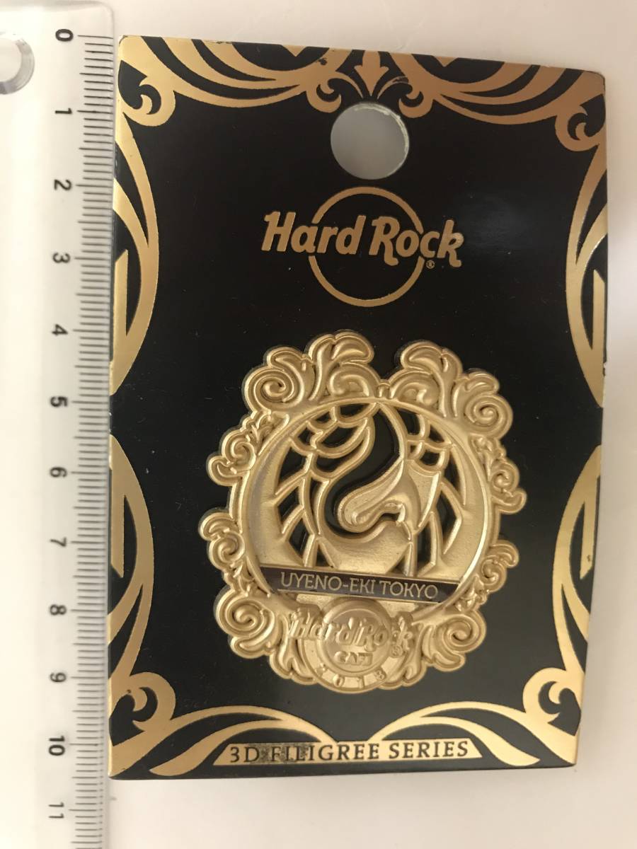 【HardRockCafe】ハードロックカフェのピンバッジ　上野　新品未使用_画像3