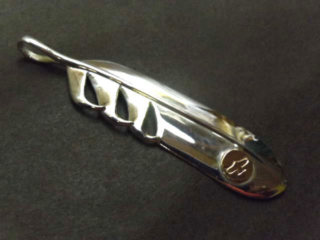 シルバー925 フェザー K10
