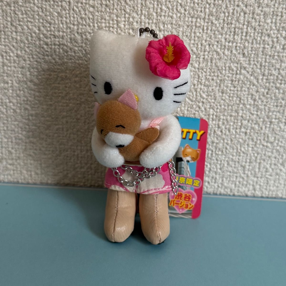 Hello Kitty マイタケバージョン ファスナー根付マスコット 2個セット 東京限定渋谷バージョン ファスナーマスコット&ぬいぐるみの2点