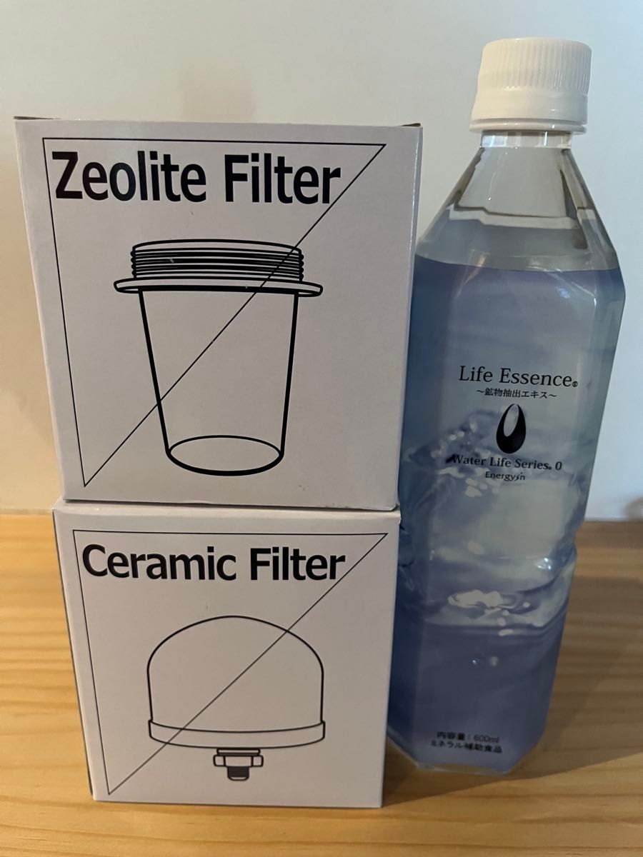 ライフエッセンス1000ml +セラミックフィルター+ゼオライトフィルター 1000mlライフエッセンス& ゼオライトフィルターとセラミック