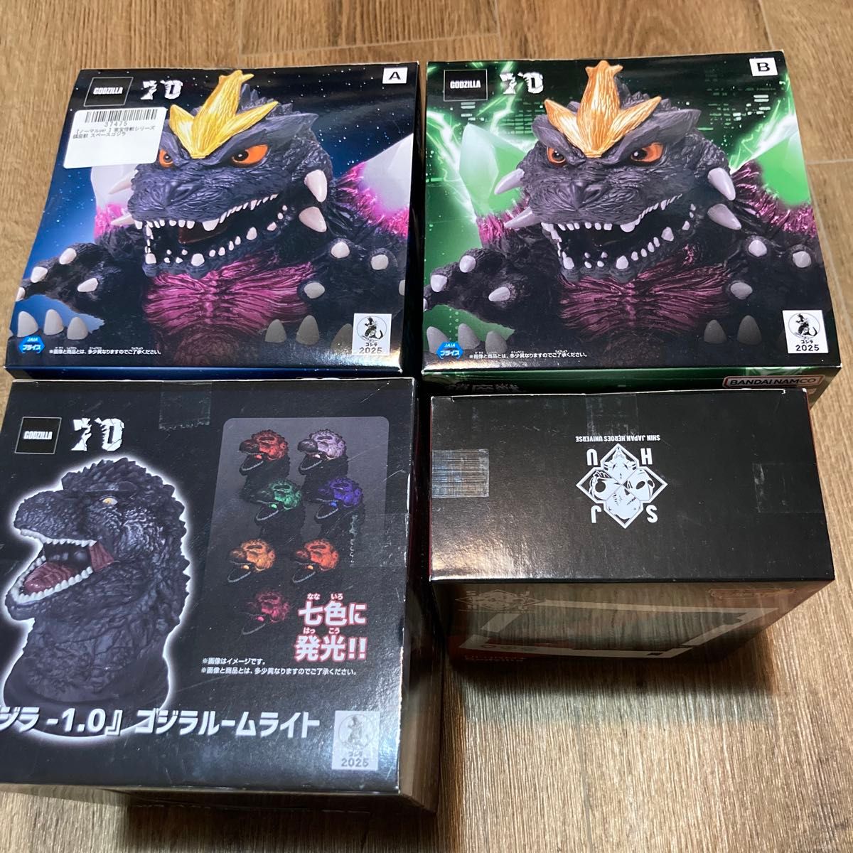 ゴジラ-1.0 ルームライト 4個セット 未開封】 ゴジラ フィギュア ルームライト 4個セット|Yahoo