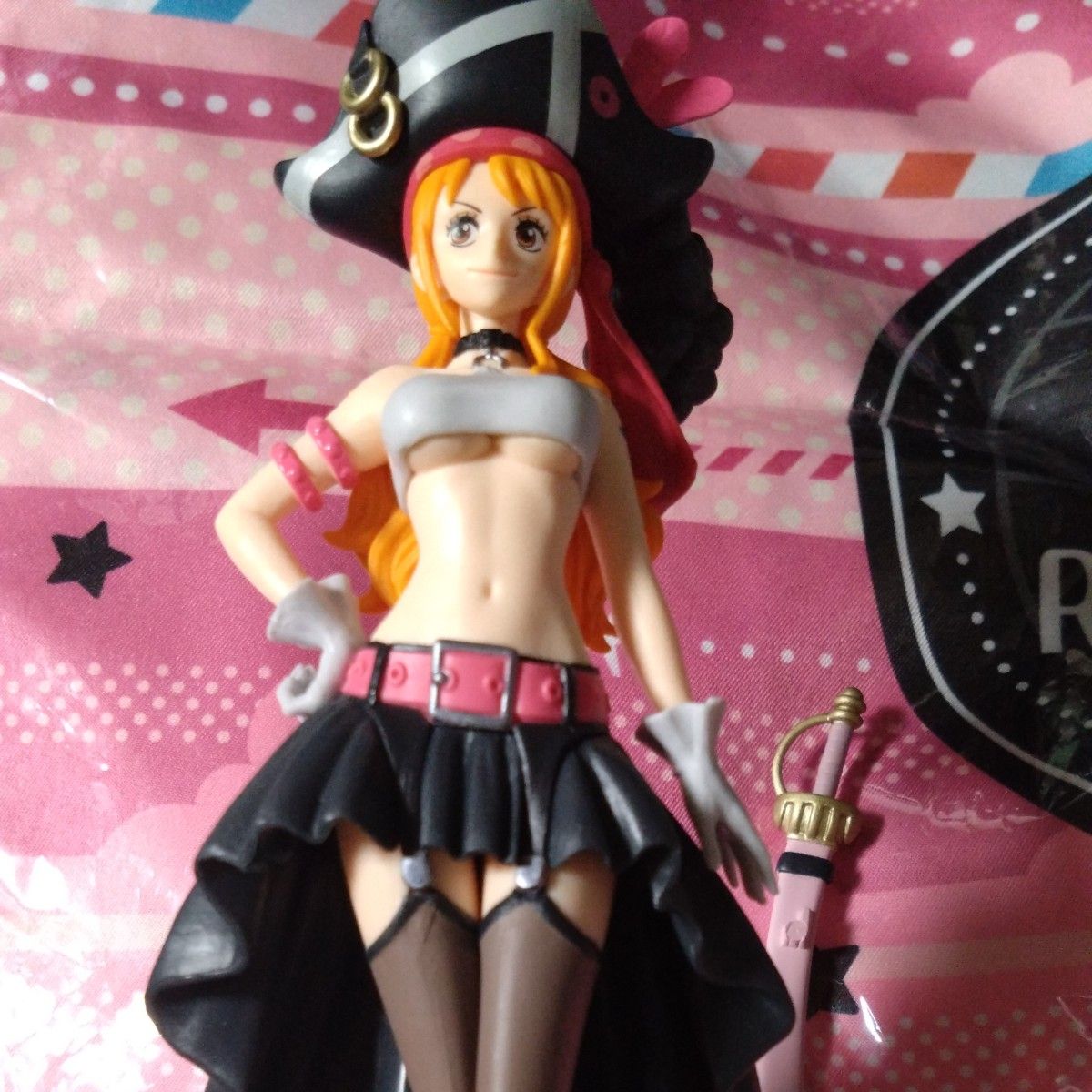 ワンピースフィギュア ナミ✖️3 PS3ソフトワンピース海賊無双1・2➕ピンバッジ 箱無し FILM RED DXF THE GRANDLINE LADY vol 3 ナミ ワンピース