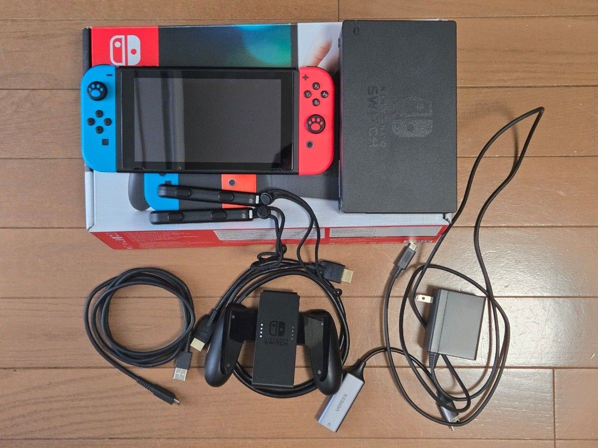 Nintendo Switch 本体 旧型ネオン 有線LANポート SDカード Nintendo Switch ネオンブルー/ネオンレッド ニンテンドー