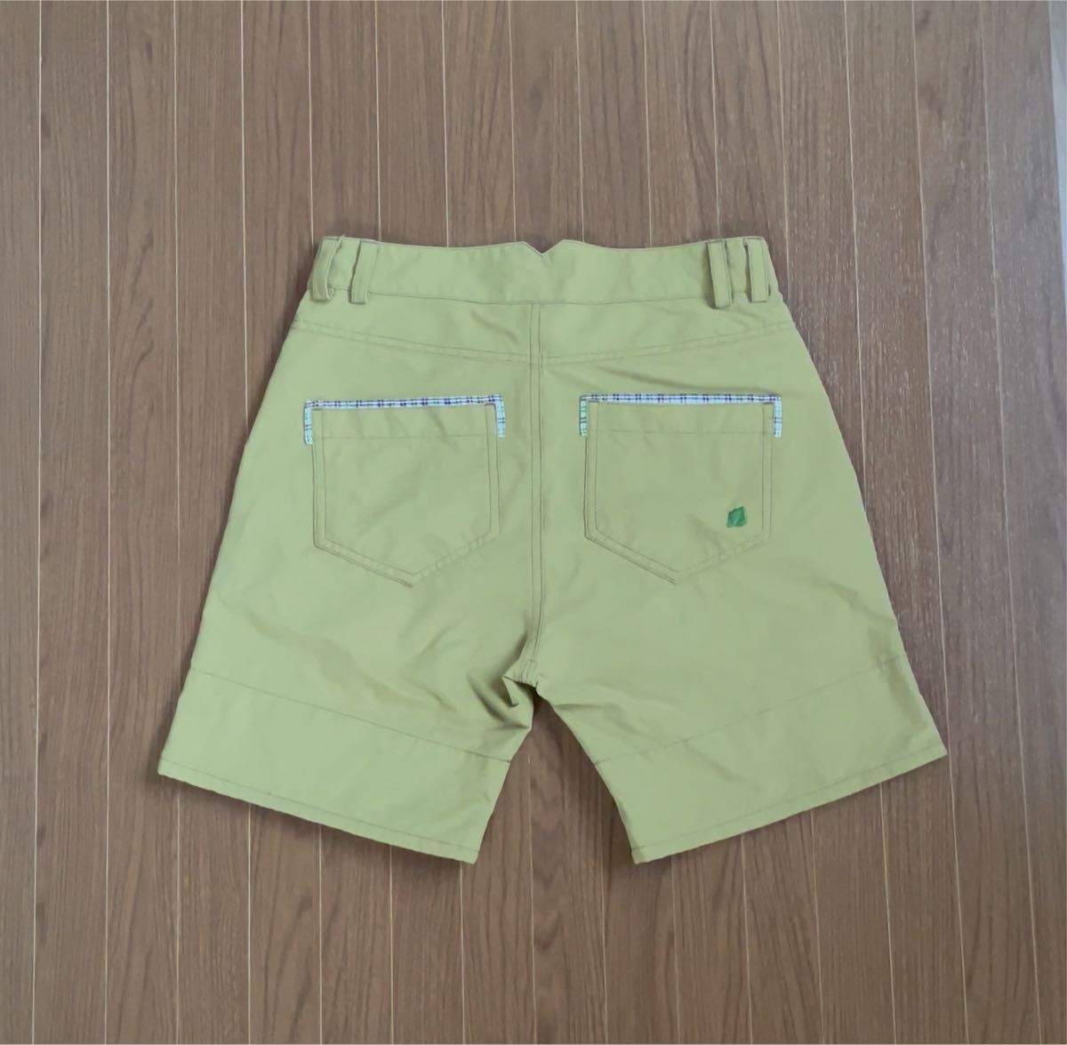 【送料無料】lafuma ラフマ ギンガムチェック ストレッチ ショートパンツ レディース サイズM ハーフパンツ 短パン