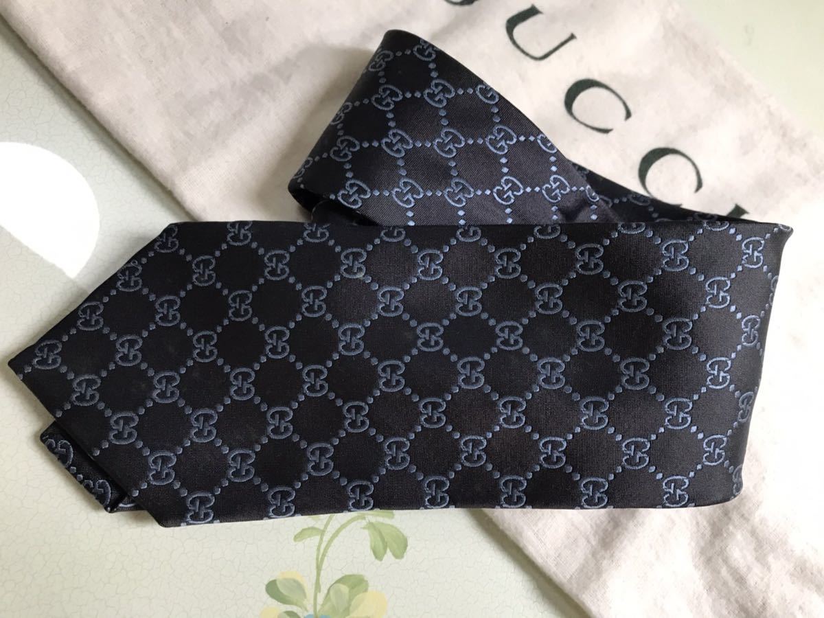 新品同様グッチgucci ネクタイシルク100 大人気高級ブランドメンズプレゼントビジネス正装結婚式お呼ばれ記念撮影的详细信息 雅虎拍卖代拍 From Japan