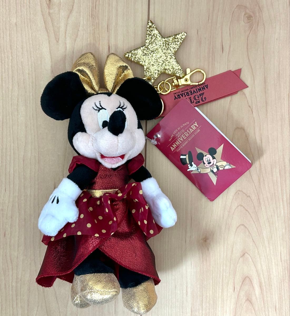 ディズニーストア 25周年 ミニー 4種セット ディズニーストア東京ディズニーリゾート店25周年記念マスコット