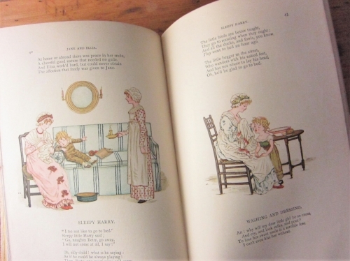  antique * old book / secondhand book / foreign book *KATE GREENAWAY* picture book * Kate Gree na way *LITTLE ANN TWILIGHT