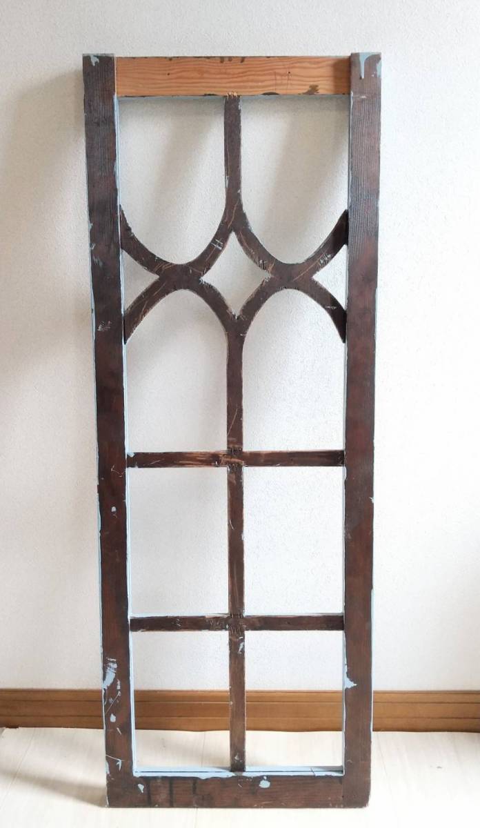  Англия античный * рамка окна * двери * дерево * Vintage * интерьер / дисплей /lino беж .n