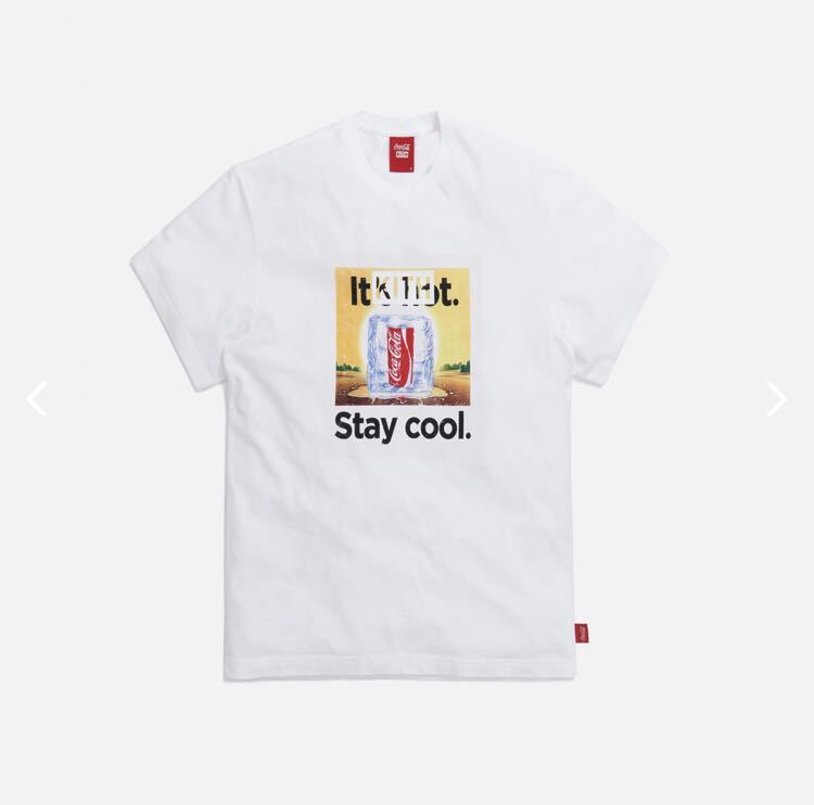 【送料無料】【希少サイズ】KITH X COCA-COLA STAY COOL VINTAGE TEE 白 XS キス コカコーラ ヴィンテージ Tシャツ