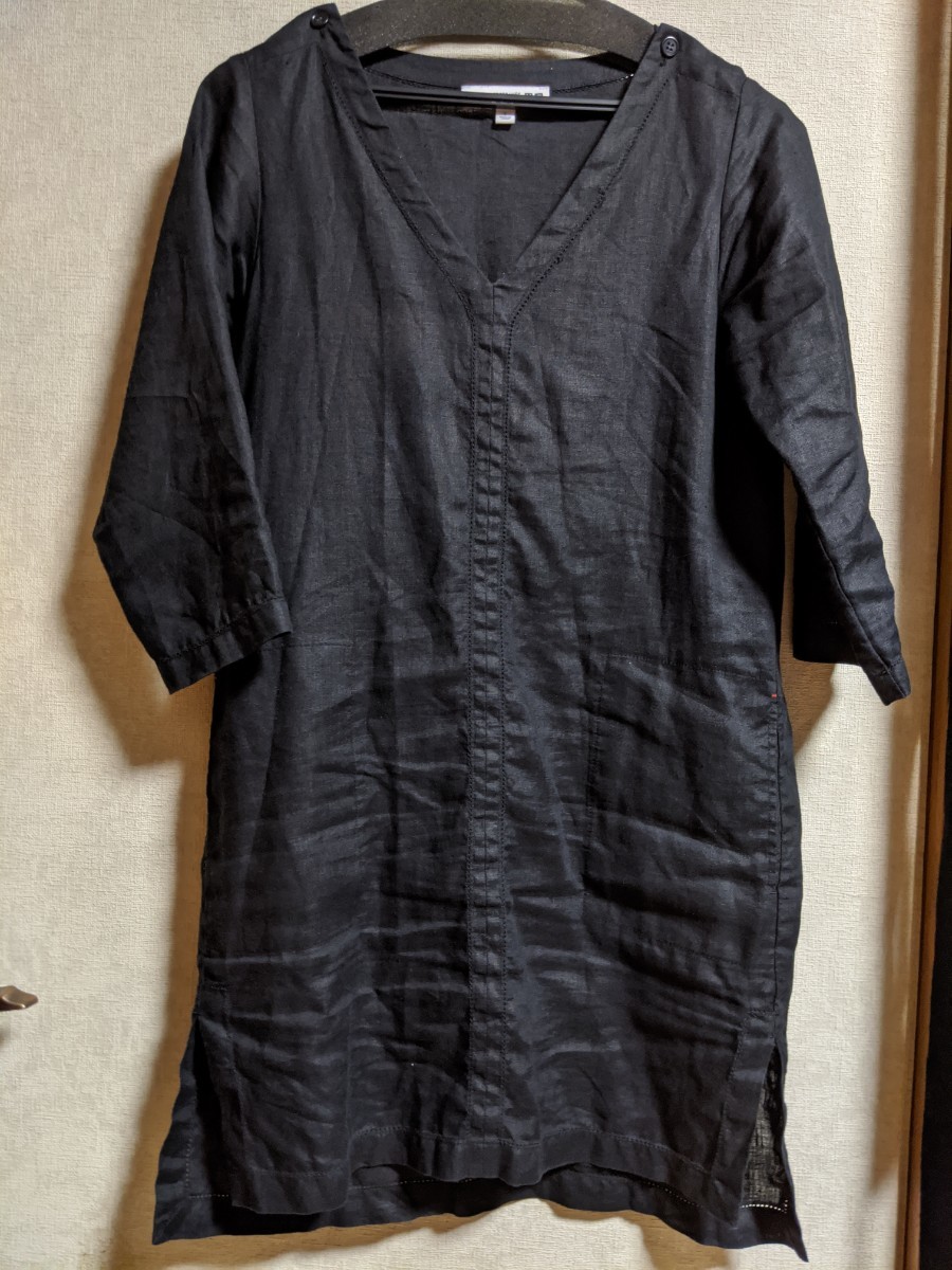 Paypayフリマ Uniqlo ユニクロ イネス リネン チュニック トップス ワンピース 黒 Paypayフリマ Uniqlo ユニクロ イネス リネン チュニック トップス ワンピース 黒