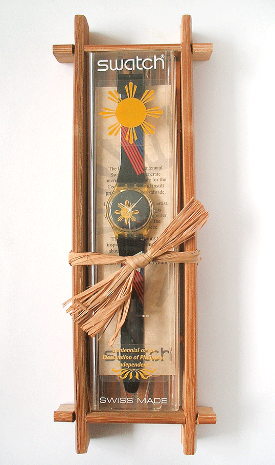 日本未発売★フィリピン独立100周年記念スウォッチ★入手困難品★Bamboo Package ( The Philippines Centennial Swatch )★電池交換済み