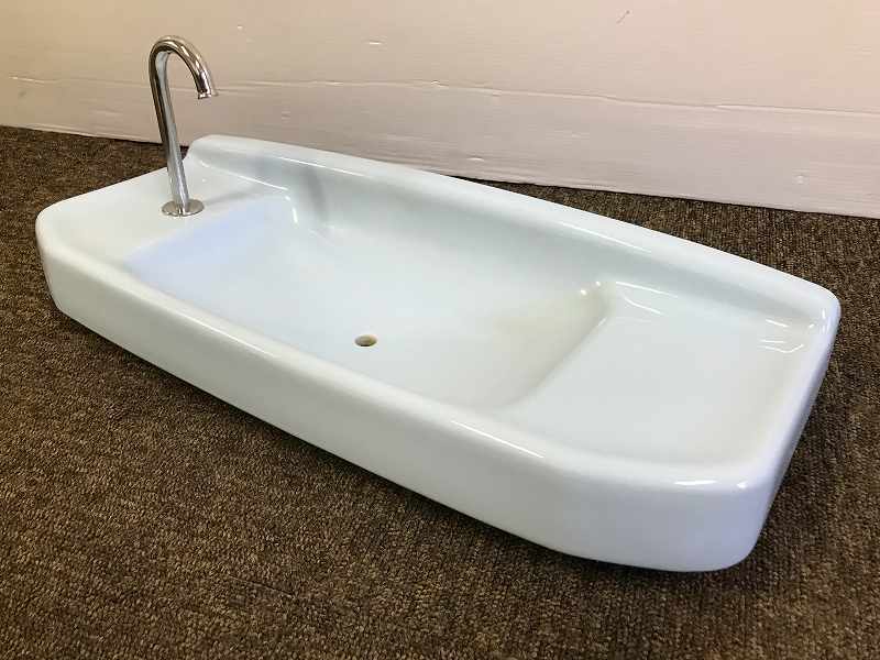 【中古】TOTO☆トイレ便器・ロータンクフタ/洋式便器「526B」タンク蓋(ふた)☆#SM2(パステルブルー)☆直接引取り可