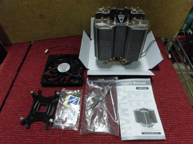 ★ザルマン/CNPS14X/CPU Cooler/Zalman/未使用長期保管品/ジャンク品★_画像4